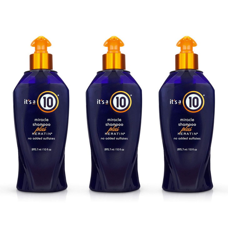 Its a 10 Haircare Miracle Shampoo Plus Keratin 10 fl oz Pack of 3