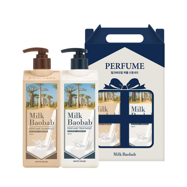 Milk Baobab White Musk Shampoo Treatment Set 500ml Pack of 2 1690 floz