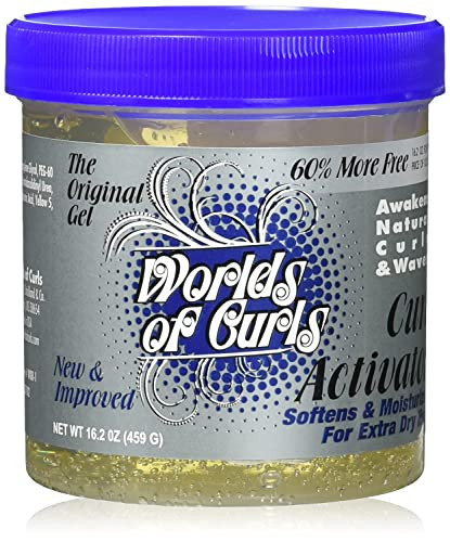 Worlds of Curls Curl Activator for Extra Dry Hair 16 Ounce