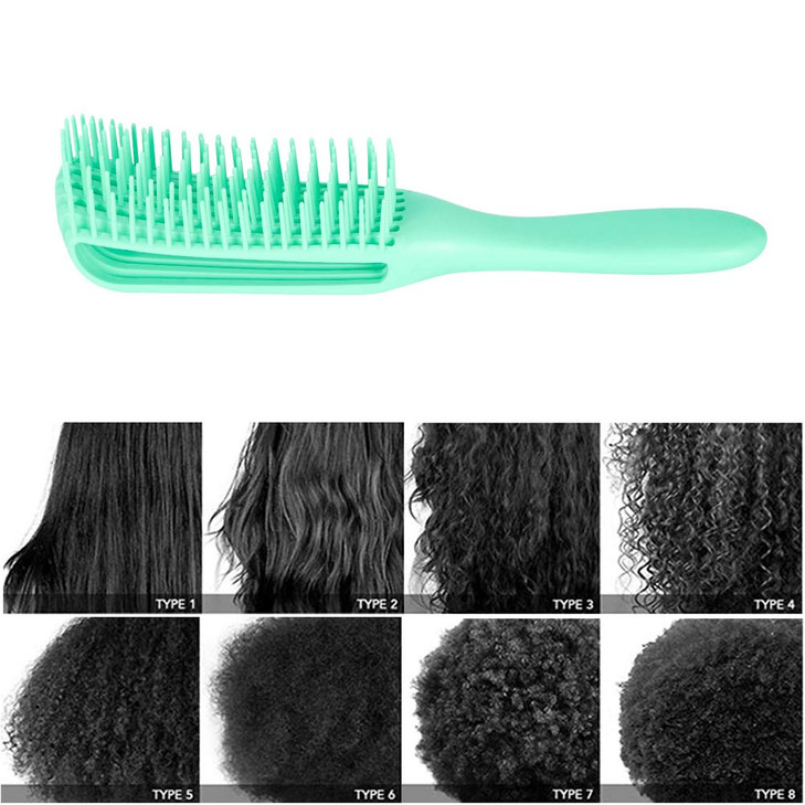 Emoly Detangling Brush for Natural HairDetangler for America 3a to 4c Kinky Wavy Curly Coily Hair Detangle Easily with W