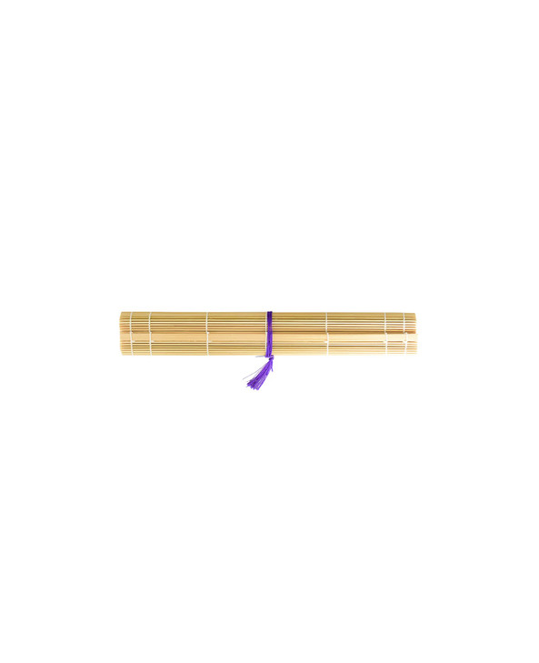 Yasutomo Fudemaki Natural RollUp Brush Holder 10 12 X 11 12 inches Bamboo FM3N