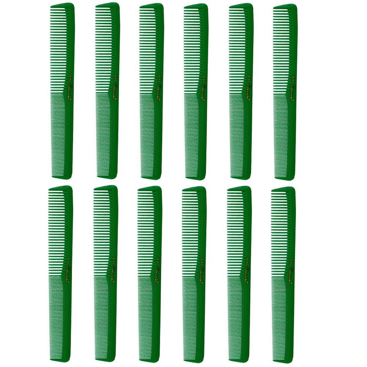 Barber Beauty Hair Cleopatra 400 All Purpose Combs 12 Pack 12 x SBC400GREEN