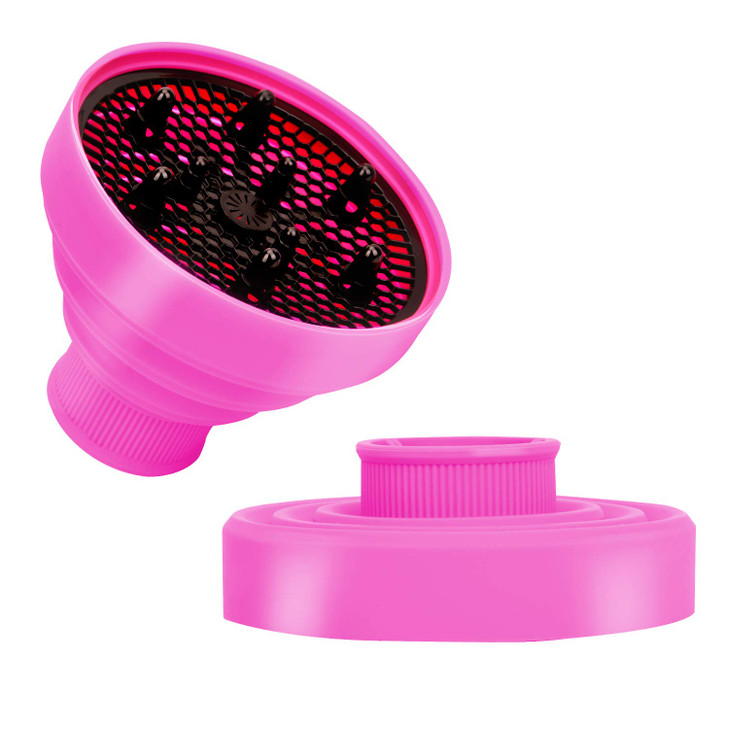 Universal Collapsible Hair Dryer Diffuser Attachment Salon Grade ToolLightweight Foldable Portable Travel Folding Design