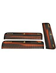 GBS Professional Grooming Beard Oil Travel Beard Brush and Unbreakable Course and Fine Comb Pack of 3
