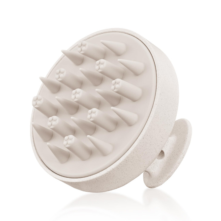 HEETA Hair Scalp Massager for Hair Growth Shampoo Brush Scalp Scrubber Exfoliator with Soft Silicone Bristles for Dandru