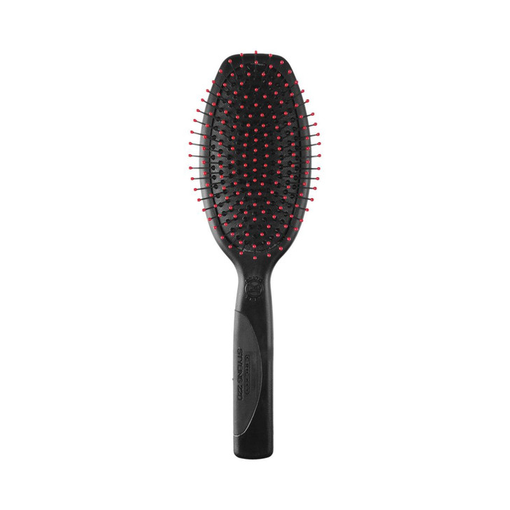Cricket Static Free Cushion Styling 220 Hair Brush Smoothing Detangling and FrizzFree Styling AntiStatic Metal Bristles