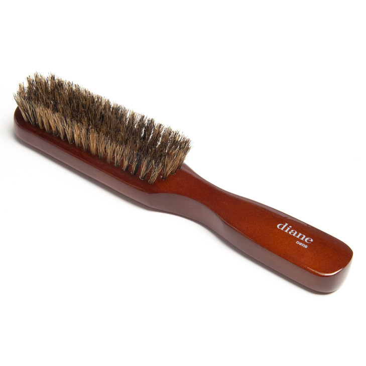 Diane Premium 100 Boar Bristle Styling Brush for Men and Barbers Medium Bristles for Thick Coarse Hair Use for Detanglin