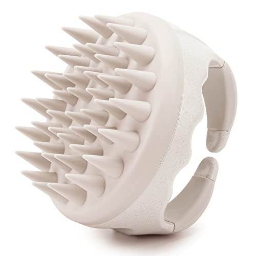 BTYMS 3 Pcs Silicone Scalp Scrubber Shampoo Brush Scalp Massager Exfoliating Brush for Dandruff Removal Hair GrowthMulti
