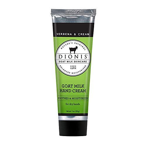 Dionis Goat Milk Skincare Verbena Cream Scented Hand Cream 1 oz Set of 2 Made in the USA Crueltyfree and Parabenfree