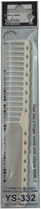 YS Park 332 Quick Cutting Grip Comb White by YSPark