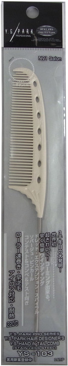 Ys Park 103 Hand In Tail Comb White