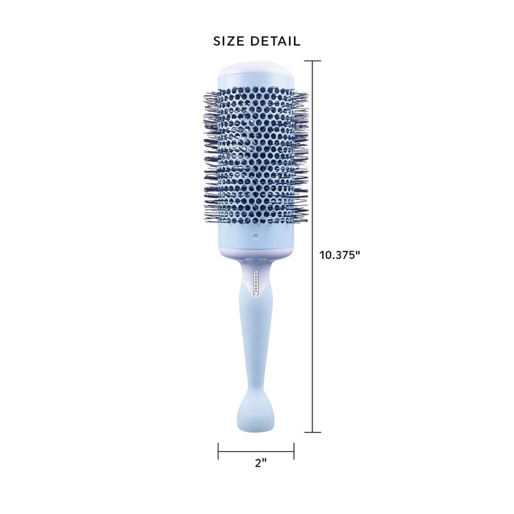 Cricket Friction Free 2 Thermal Brush Seamless Ceramic Barrel for Blowout and Curling IonInfused Tourmaline Bristles Ant