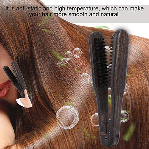 Professional DoubleSided Hair Straightening Comb Hair Brush Static Hairdressing Brush Hair Brush For Salon And Home Use