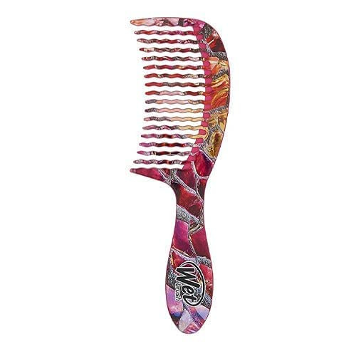 Wet Brush Hair Comb Detangler Wide Tooth Comb for All Hair Types Pink Slate 0620WMAGICP