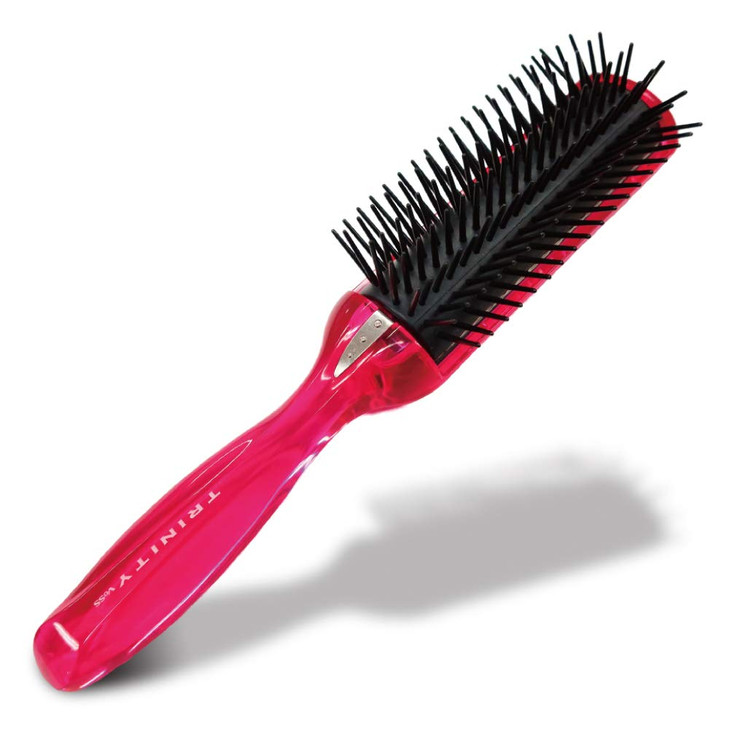 BS Anti Static Hairbrush Made in Japan 7 Row Curly Hair Brush for Styling BlowDrying and Detangling Static Free Hair Bru
