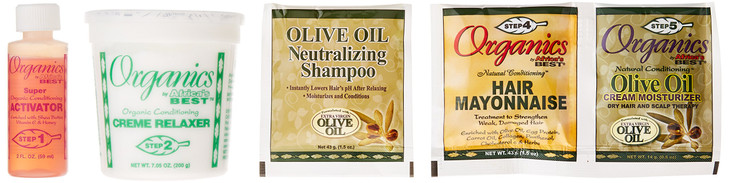 Originals By Africas Best Olive Oil Conditioning Relaxer System 2Pack Helps Repair Rebuild and Restore Your Hairs Elasti