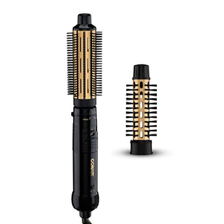 Conair 2in1 Hot Air Curling Combo Includes 15inch Curl Brush and 1inch Aluminum Bristle Brush
