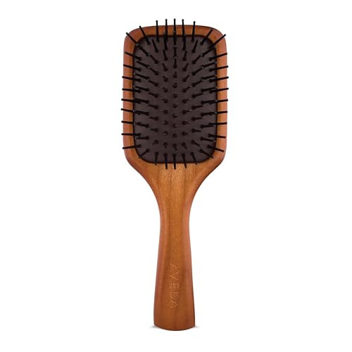 Aveda Wooden Mini Paddle Brush Travel Size Detangling Smoothing Brush Straightening Blow Drying All Hair Types