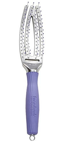 Olivia Garden Finger Brush ScalpHugging Vented Paddle Hair Brush FBSM Small
