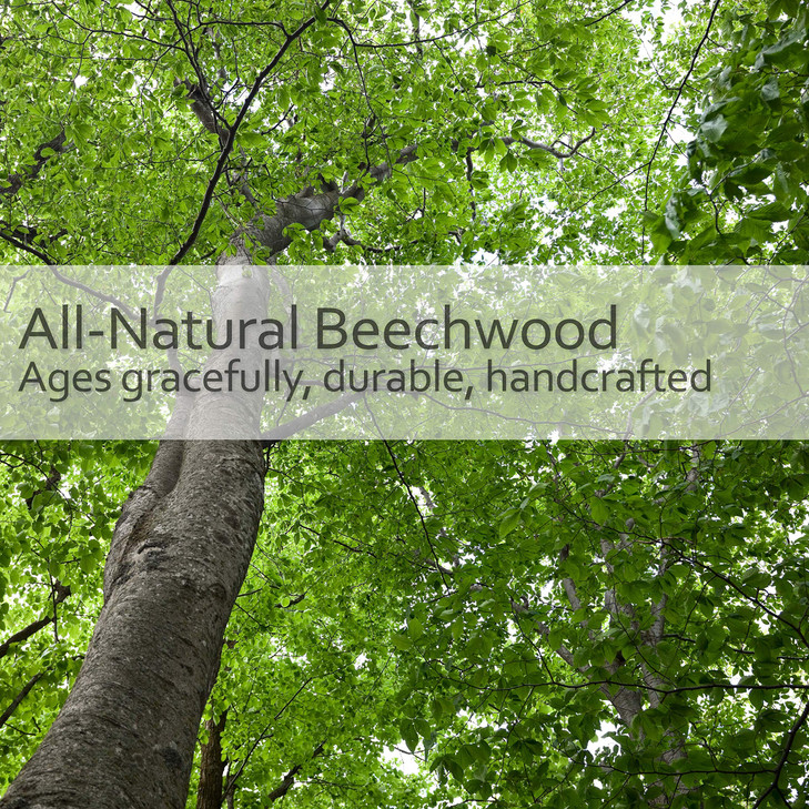 Redecker Waxed Beechwood HedgehogShaped Hairbrush with Maple Pins 378Inches