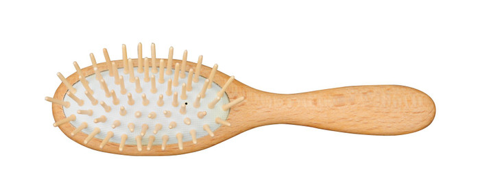 Redecker Straight Maple Pin Hairbrush with Oiled Beechwood Handle 738Inches