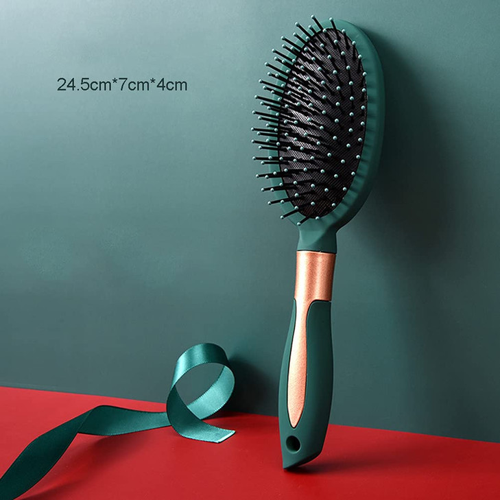 RN BEAUTY Detangling Brush AntiStatic Massage Hair Brushes Paddle Hairbrush With Cushion Base Nylon Bristle Pins Blow Dr