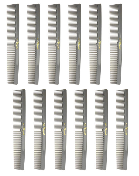 7 Inch Hair Cutting Combs Barbers Hairstylist Combs Gray 1 DZ