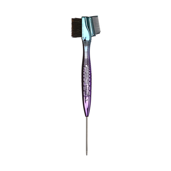 RED by Kiss Chrome Edge Brush 3in1 BacteriaFree Boar Bristle Hair Styling Brush Comb Sterilized Bristles for Edges Baby