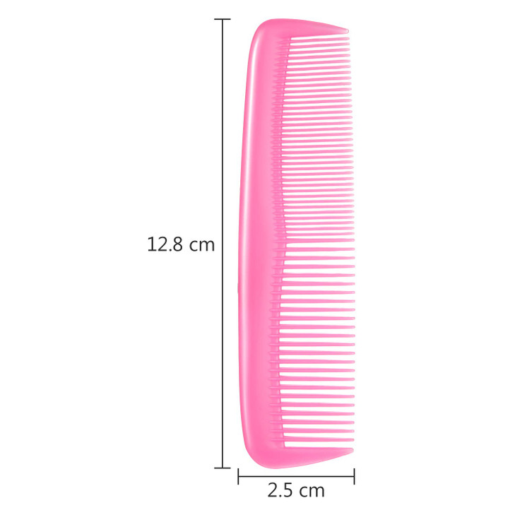 Leinuosen 48 Pieces Colorful Hair Combs Set Plastic Pocket Combs Bulk for Women Men Teasing and Styling