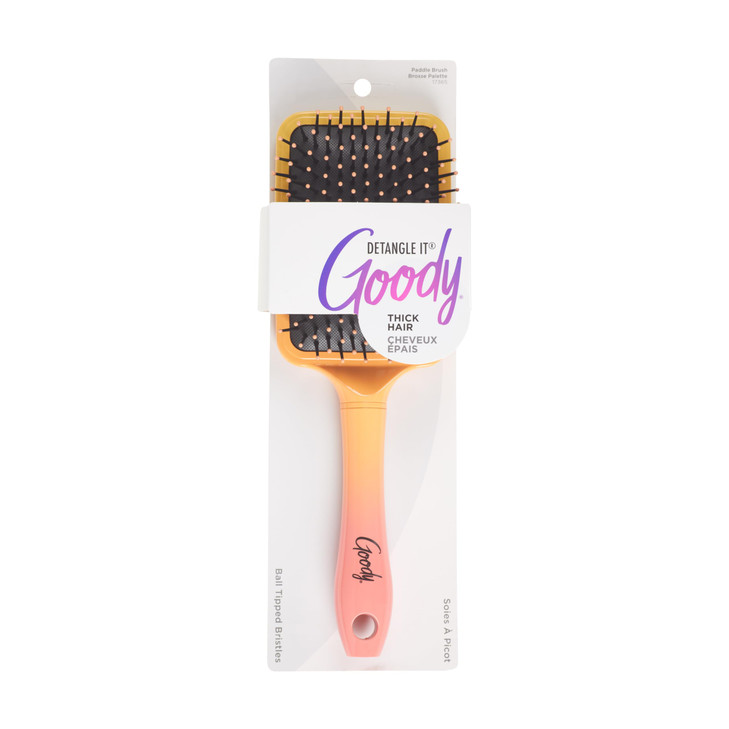 Goody Dream Detangle It Paddle Brush Detangler Brush with Flexible Bristles Use as a Detangling Brush or Styling Brush t