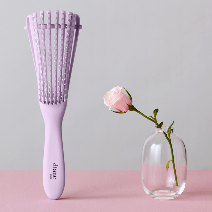 Diane Flex Detangler Brush 8Row Adjustable Bristles for Curly Thick and Textured Hair Gentle Glide for Wet or Dry Detang