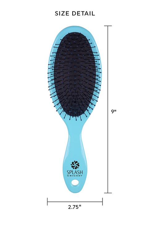 Cricket Splash Hair Detangler Brush for Wet Dry Detangler Shower Hair Brush for Women And Men Hairbrush for All Types Tr