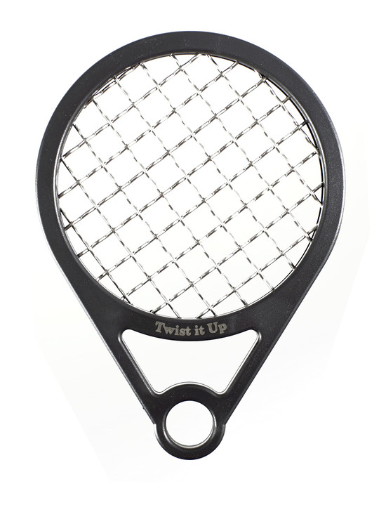 Twist It Up Comb Bond Black Alternative for Hair Sponges Creates Curls and Twists for Black Men Tennis Racket Design
