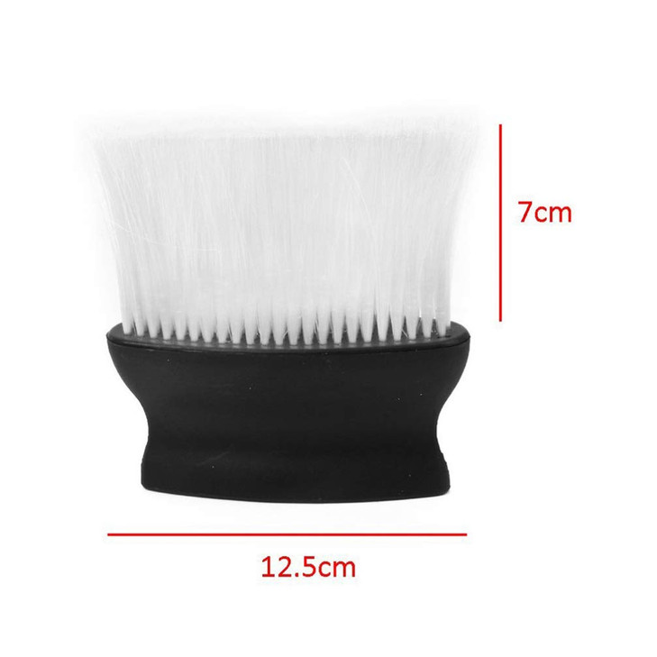 EXCEART Neck Duster Brush for Hair Cutting with Soft Bristles Comfortable Handle Salon Barber Hairdressing Tool 5 X 5 X