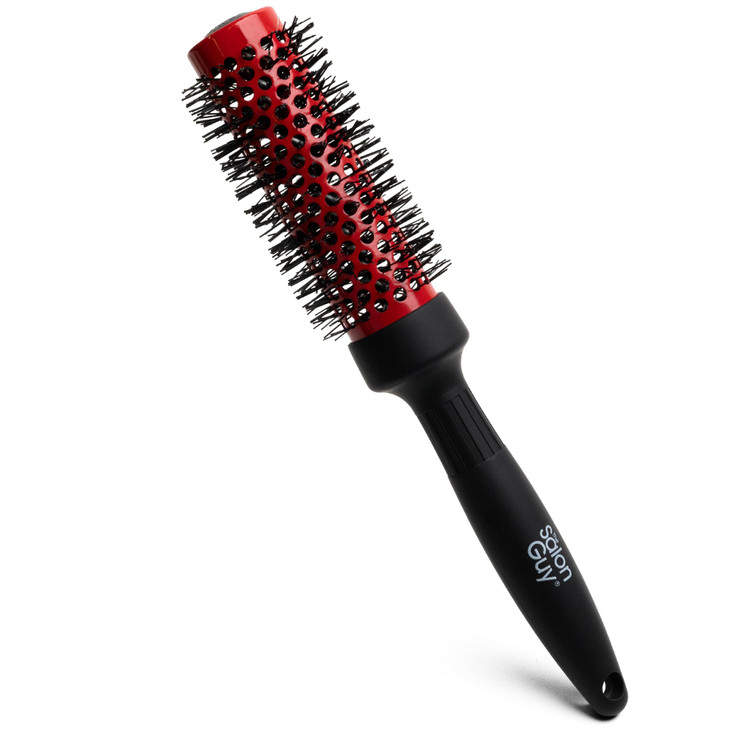 Ion Infused Ceramic Round Brush Salon Quality roller for Blow Drying Fixes Dry or Damaged Hair 2 Roller Brush for Wet Dr