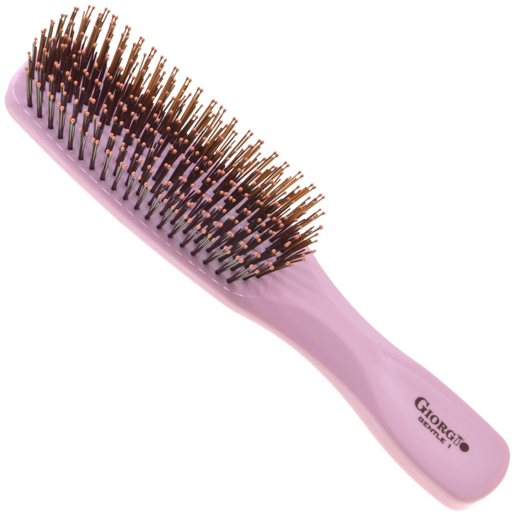 Giorgio Gentle Detangler Hair Brush for Men Dual Length Bristles for Thick and Fine Hair Scalp Massager TravelFriendly f
