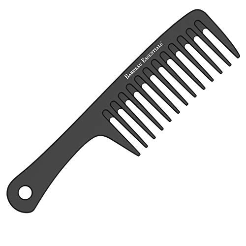Bardeau Essentials Extra Large Shower Comb with Handle Wide Tooth Big Paddle Comb for Men Women Ideal for All Hair Types