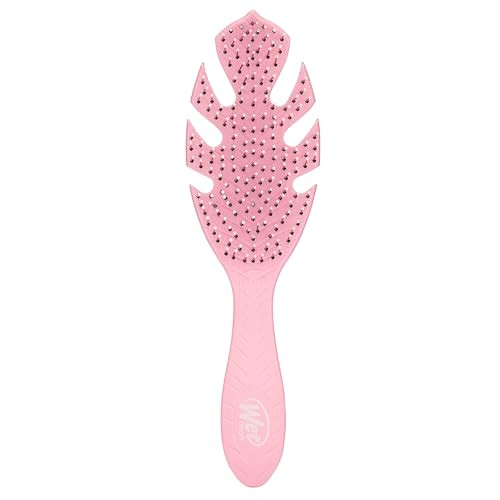 Wet Brush Go Green Hair Detangler Brush Pink Detangling Hair Brush UltraSoft IntelliFlex Bristles Glide Through Tangles