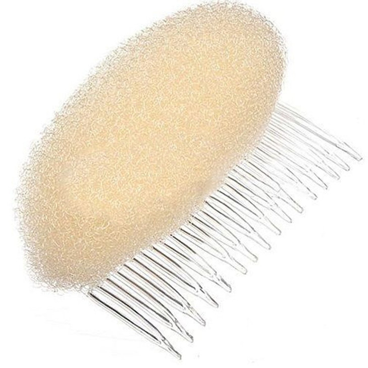 AnHua 1PC Charming Bump It Up Volume Inserts Do Beehive hair styler Tool Hair Comb Hot Beige