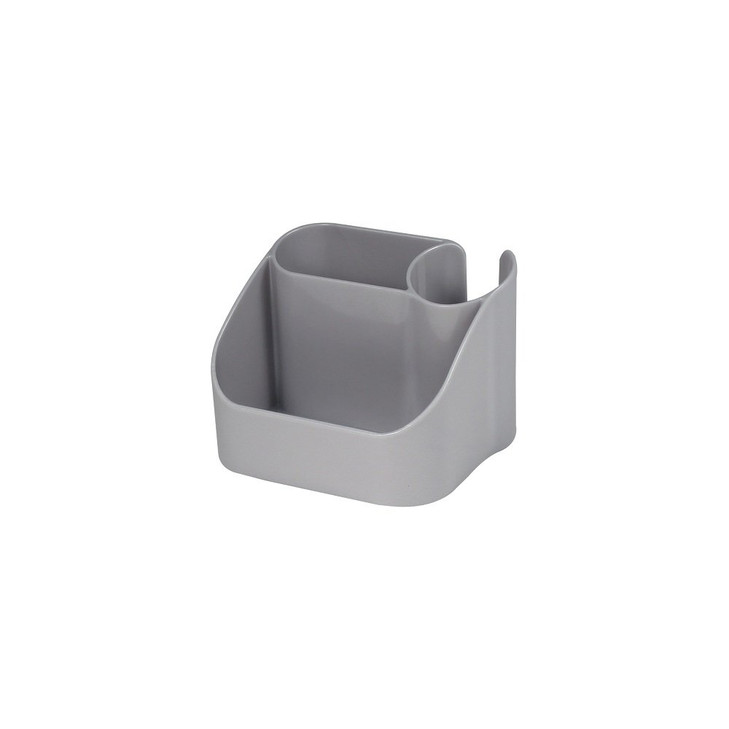 Spectrum Diversified Contour Countertop Hair Care Caddy Silver
