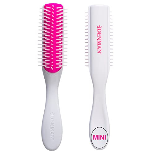 Denman Mini Curl BlowDry Styling Brush Define Curls Smooth Frizz Style Short Hair with Precision D14 Kyoto