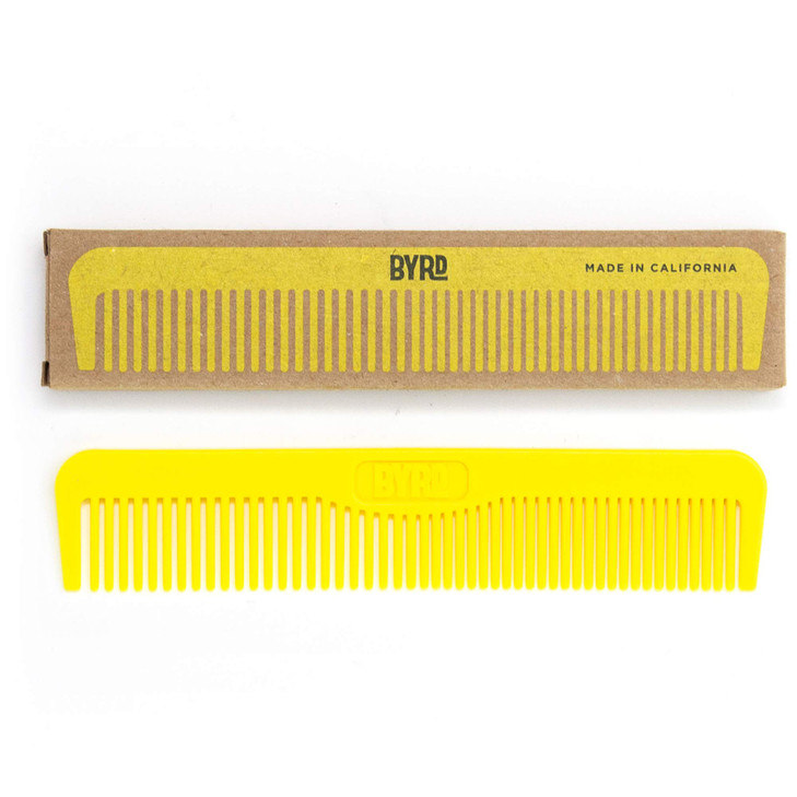 BYRD Pocket Comb Durable and Flexible Hair Comb for Hair Styling Made from Surf Fins