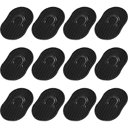 Boao 12 Packs Hand Combs Pocket Brush Finger Palm Combs for Men Portable Soft Pocket Palm Hair Brush Scalp Massage for H