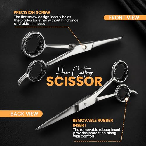 Utopia Care Hair Cutting and Professional Hairdressing Scissors 65 Inch Premium Stainless Steel Shears with Smooth Razor