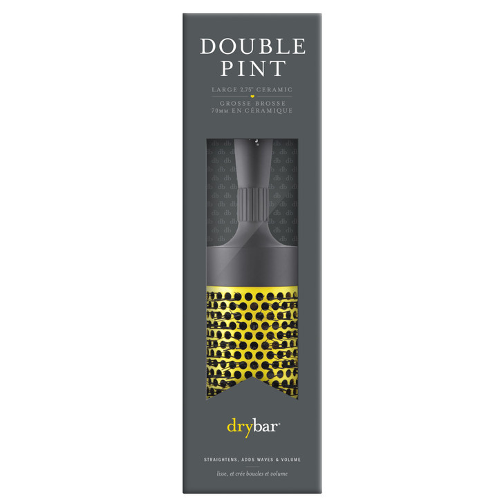 Drybar Double Pint Large Round Ceramic Brush Round Brush for Blow Out Curls Waves Volume