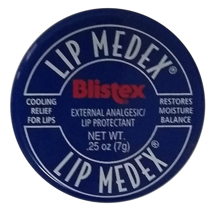 Blistex Lip Medex, Lip Protectant/External Analgesic, Relieves Sore Lips & Restores Moisture Balance, 0.25 Ounce Jar - 3 Count online at globaldelivered