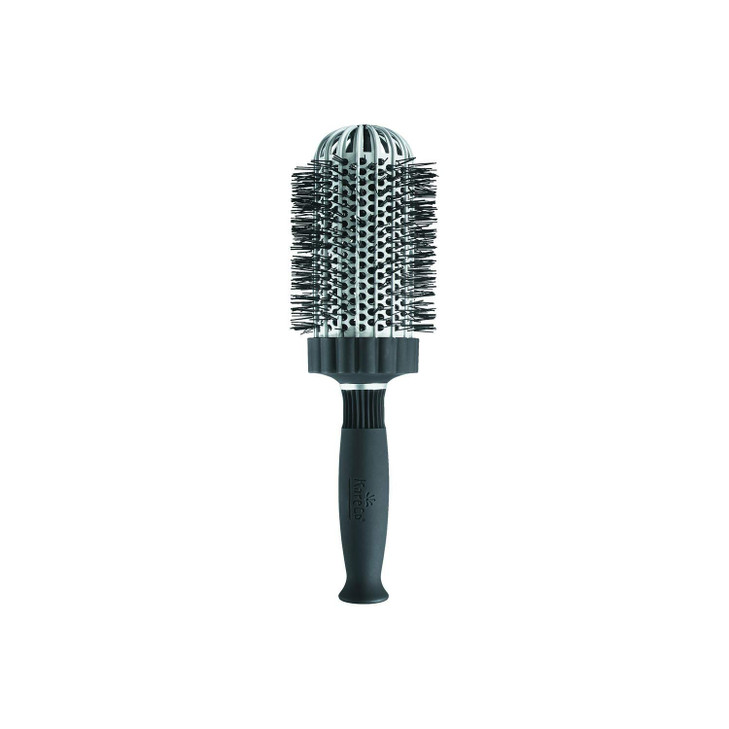 KareCo Jumbo 40 Ionic Thermal Round Brush Ceramic Dome Barrel for Fast BlowDry FrizzFree Volume Moisture Restoration Per