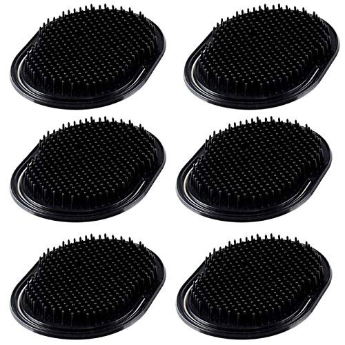6Pcs shampoo pocket comb massage hair comb pocket palm brush comb portable hair comb beard comb creative scalp brush poc