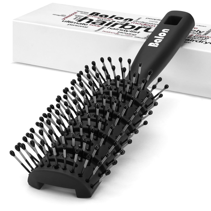 Balon Hair Brush for Women Men Speed Dry Vent Hair Brushes PainFree Detangling Brush for All Wet or Dry Curly Hair Brush