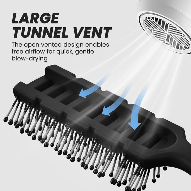 Balon Hair Brush for Women Men Speed Dry Vent Hair Brushes PainFree Detangling Brush for All Wet or Dry Curly Hair Brush